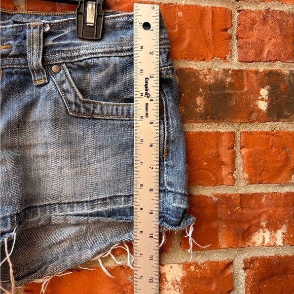 X2 Quality Denim Womens 8 Blue Cut Off Jean Cheeky BootyShorts - Picture 8 of 11